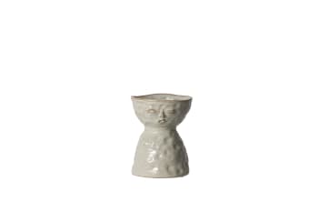 Alicia vase hvit D13 H16,5