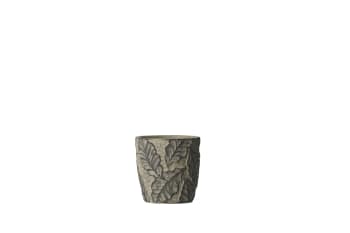 Ivy pot de fleur gris D11 H11,5  9,5C