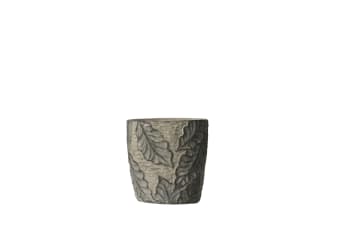 Ivy pot de fleur gris D14 H14,5  12,5C