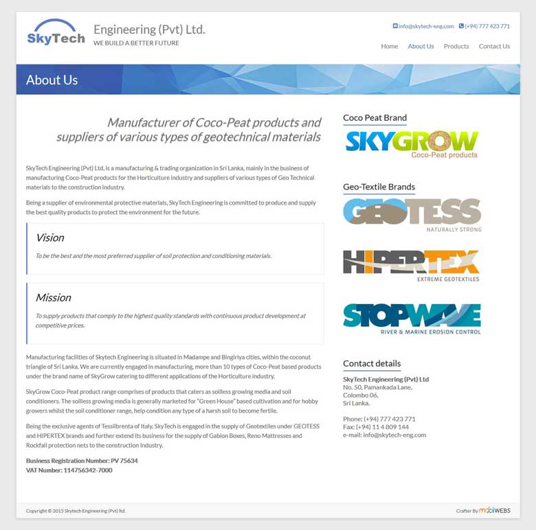 Web development portfolio