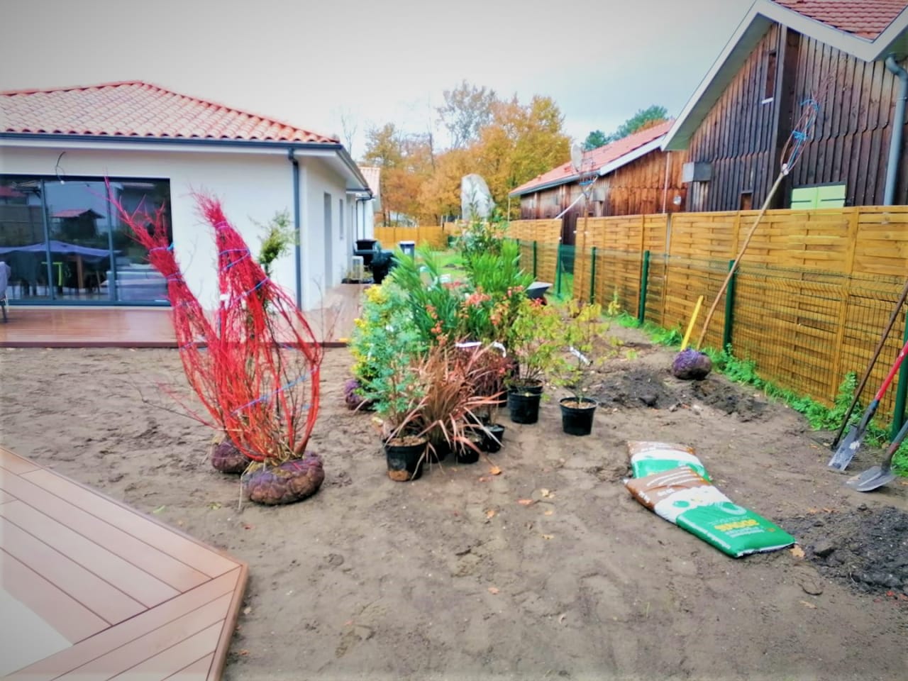 Plantation paysagiste à La Teste de Buch