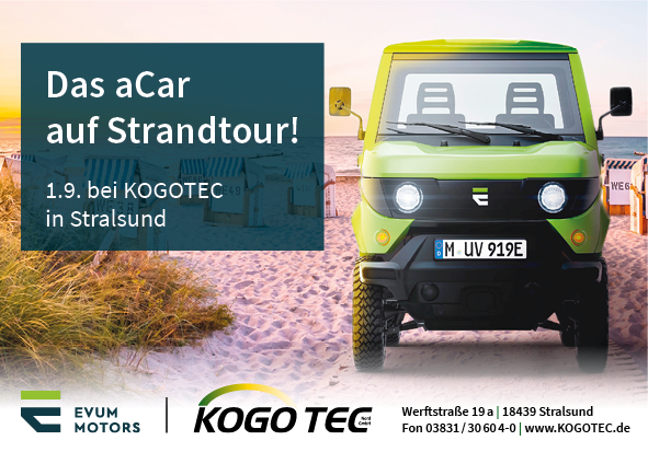 Das aCar auf Strandtour!