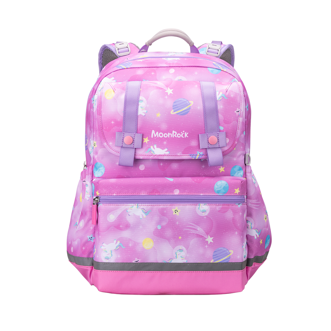 SS200P-2321 MoonRock Ergonomic Schoolbag - Unicorn Galaxy-Pink