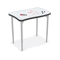 Hierarchy Creator Desk + Porcelain Steel Top | MooreCo