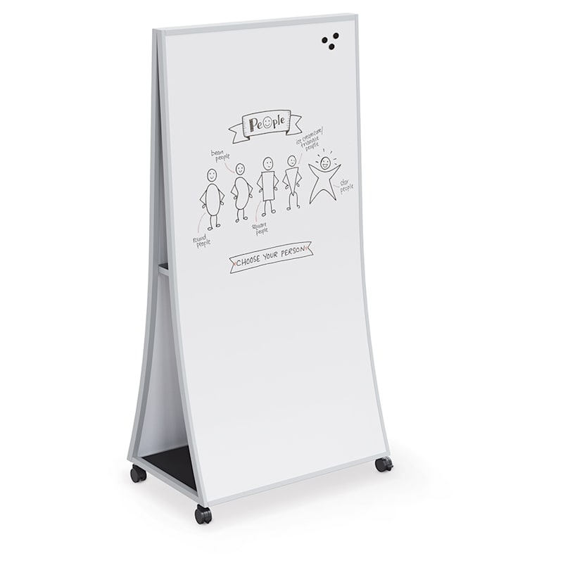 Presentation Easel White Markerboard, Easels