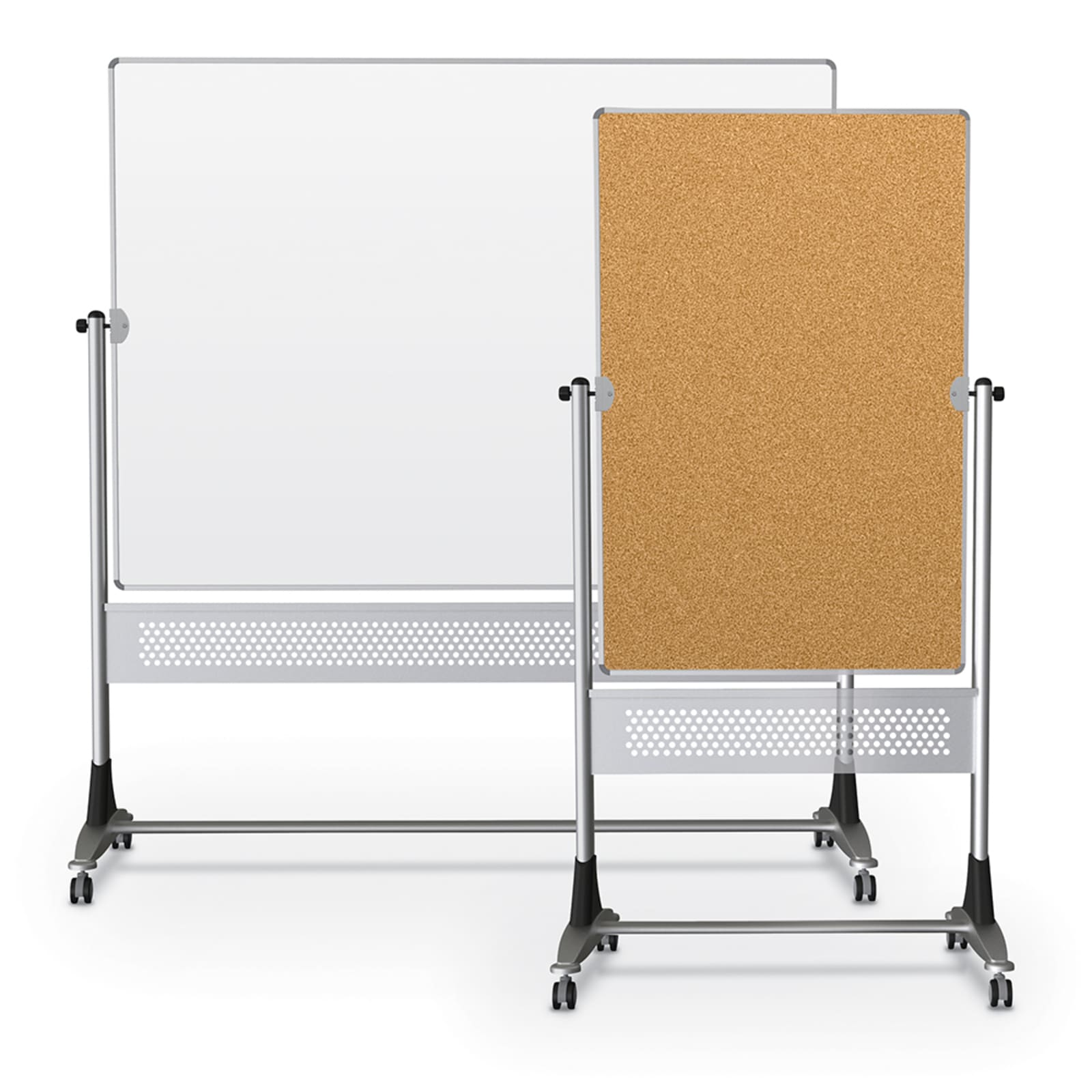 Gold Ultra Mobile Reversible Melamine Whiteboard Easel