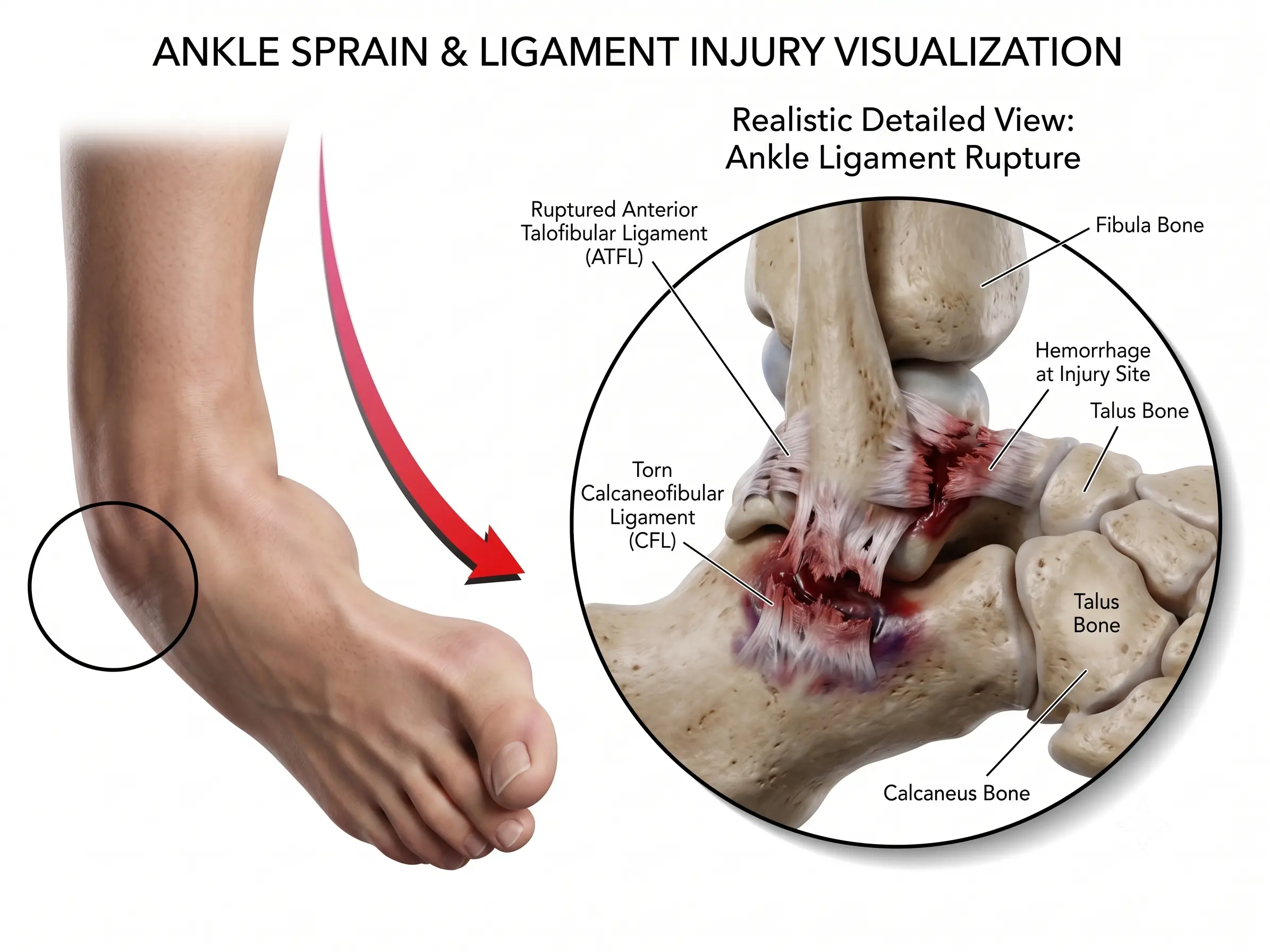 Foot & Ankle Pain Ankle Sprain E0yesm