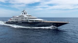 Profile of completed Lurssen Yacht TIS