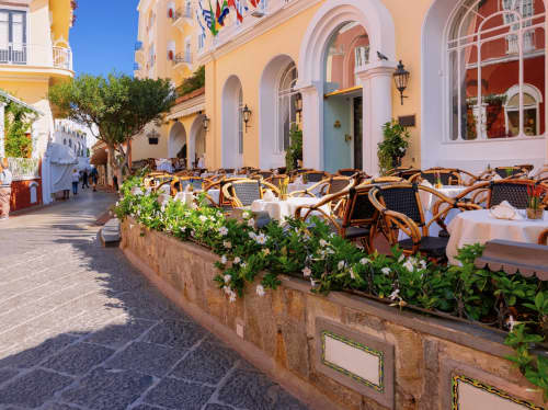 Capri Yacht Charter Restaurants