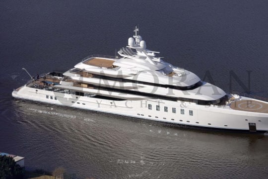Megayacht Lurssen 95m MADSUMMER under construction by Moran Yacht and Ship