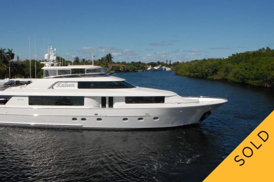 kaleen 112 westport yacht sold