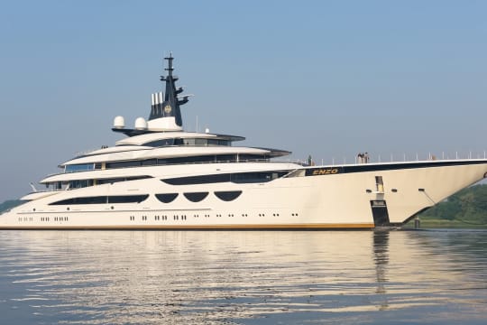 Completed luxury yacht project ENZO Lurssen