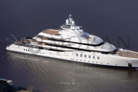 Megayacht Lurssen 95m MADSUMMER under construction by Moran Yacht and Ship
