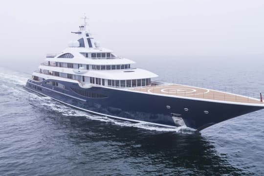 Megayacht TIS Lurssen seatrials completed