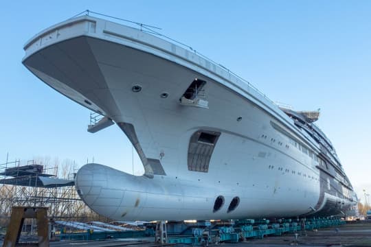 Lurssen Project REDWOOD Launch