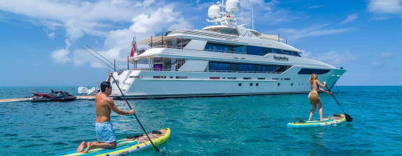 Luxury yacht for charter HOSPITALITY Westport