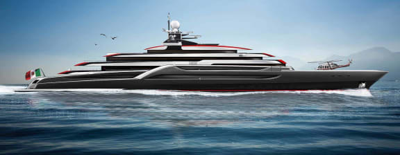 Megayacht TESTAROSSA Lurssen 116m new build project