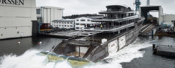 Yachting News - Image of Lurssen Project JASSJ Launching