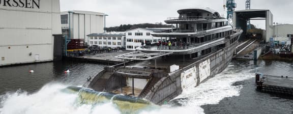 Yachting News - Image of Lurssen Project JASSJ Launching