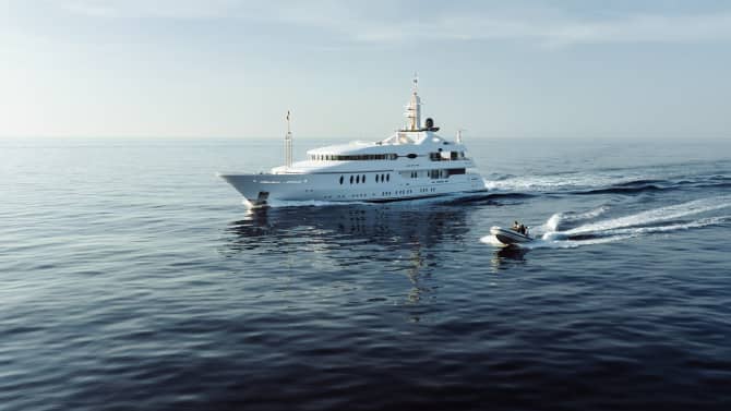 180ft AMELS yacht SAMIRA u2014 exterior