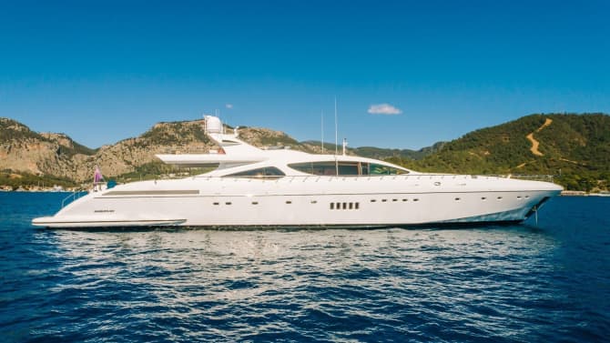 164ft MANGUSTA yacht SEA PEARL u2014 exterior