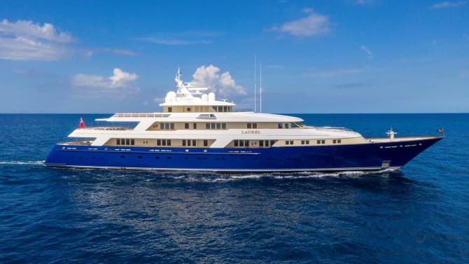 240ft DELTA yacht LAUREL u2014 exterior