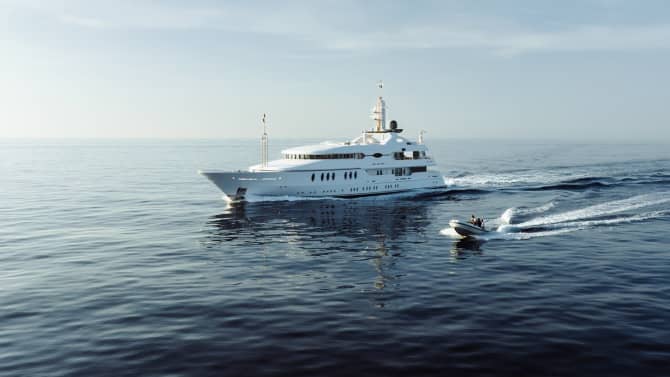 180ft AMELS yacht SAMIRA u2014 exterior