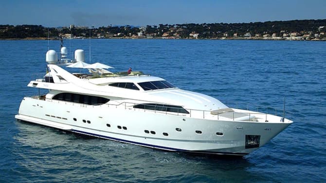 112ft CRN yacht TWO KAY u2014 exterior