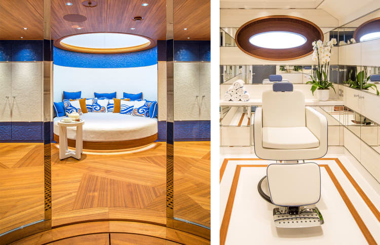 CC_SUMMER Beach Club Spa on a yacht charter