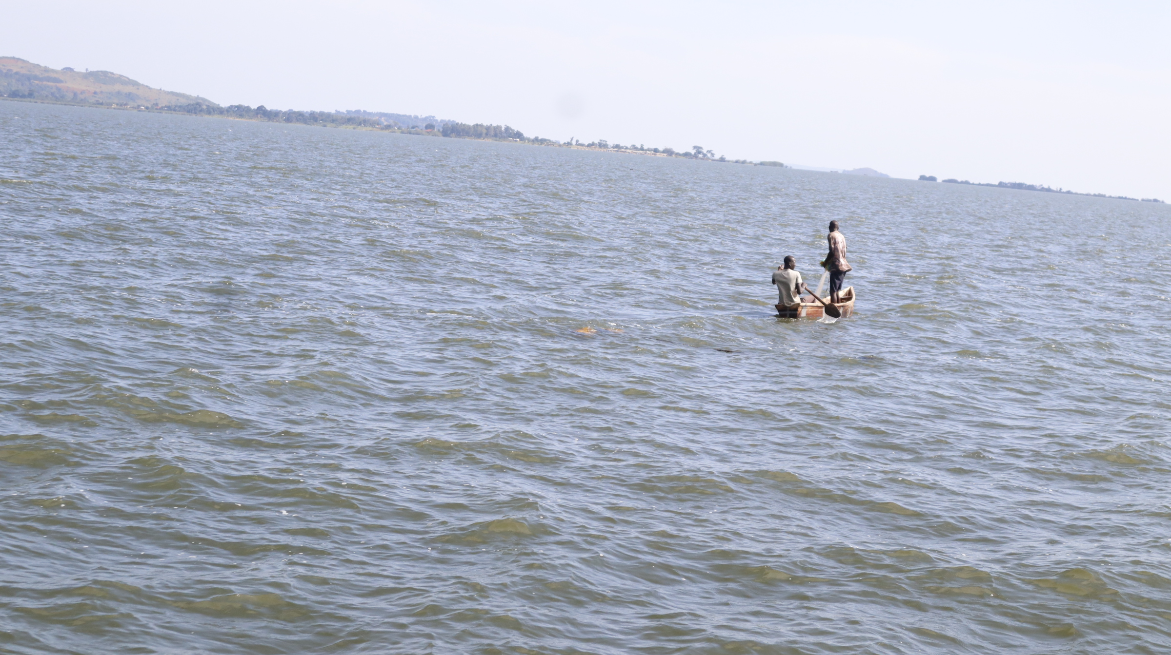 Team work on Lake Victoria