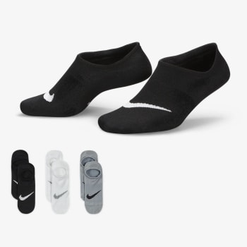 Nike 3-Pack Everyday Plus Lightweight No-Show White Socks
