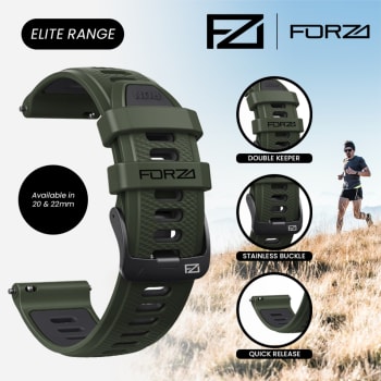 FORZA Elite 20mm Quick Release Two-Tone Watch Strap