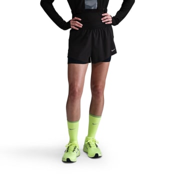 Nike Women&#039;s Swift Dri Fit Medium Rise 2-in-1 3&#039;&#039; Running Short
