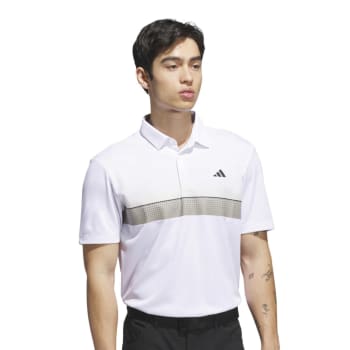 adidas Men's Golf Core Chest Print Polo