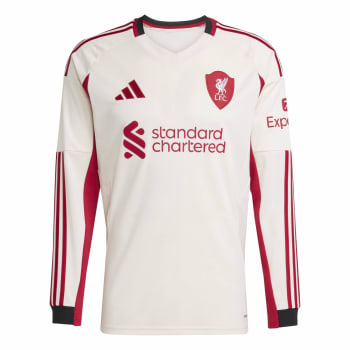 Liverpool Men's Away 25/26 Long Sleeve Soccer Jersey