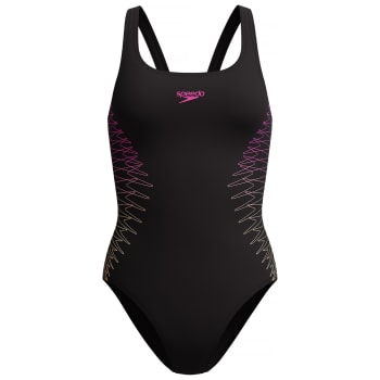 Speedo Women&#039;s Placement Muscleback  1 Piece