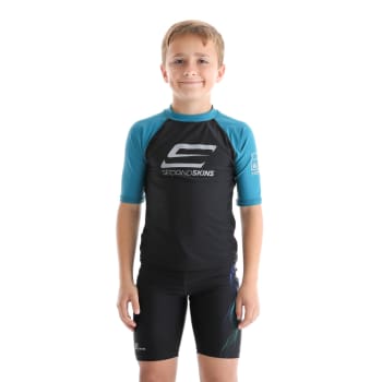 Second Skins Boys Iconic Short Sleeve Rashvest