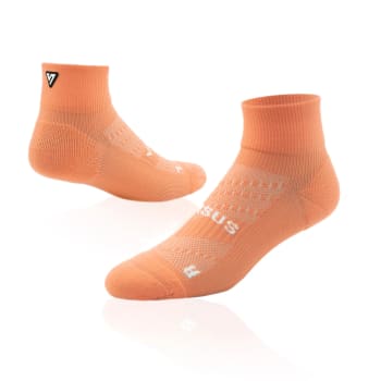 Versus Peach Active Quarter Length Socks
