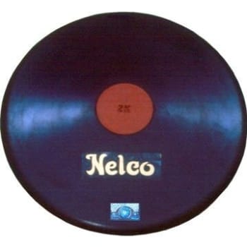 Nelco Discus Black Rubber 1kg Athletics Equipment