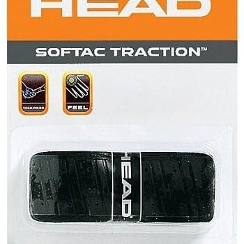 Bandeau De Prise Head Softac Traction Schwarz - Pour Raquette De Tennis, Augmentation Du Grip, Anti-transpiration