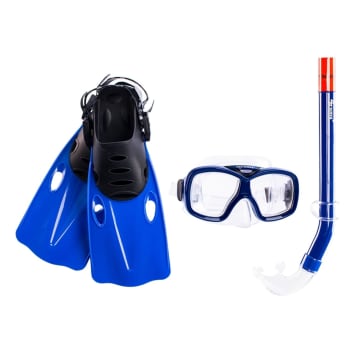 Wave Junior Dolphin Mask, Snorkel and Fin Set