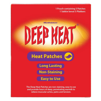 Deep Heat Pain 5PC Sport Patch