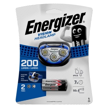 Energizer Vision Headlight 200 Lumens