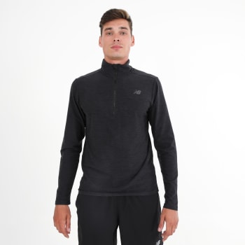 New Balance Men&#039;s Sport Space Dye Quarter Zip Top