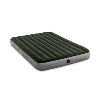 Intex Queen Dura Beam Downy Airbed with Built in Foot Pump