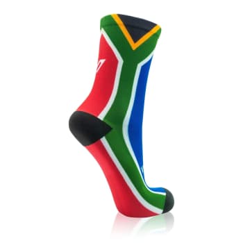 Versus SA Flag Active Crew Length Socks