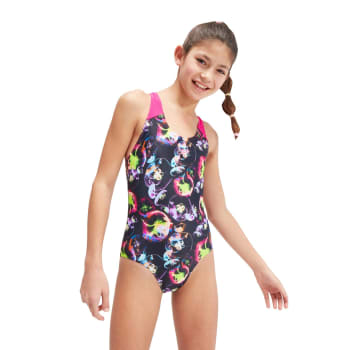 Speedo Girls Allover Splashback 1 Piece