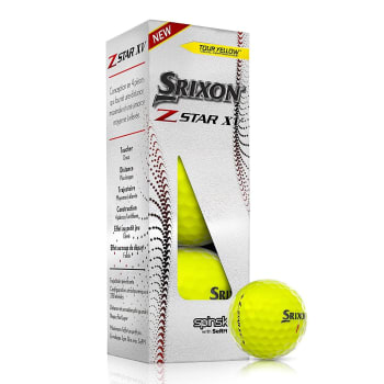 Srixon Z-Star XV 8 Yellow Golf Balls - 3 Pack
