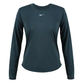 Nike Womens Sweatshirt Dri Fit Long Sleeves Running Boat Neck Gray