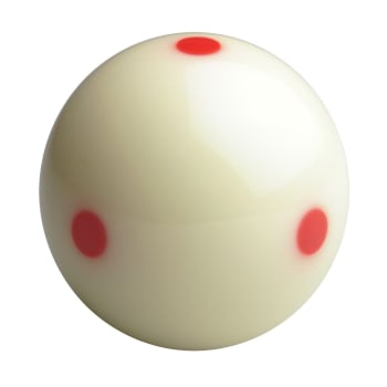 Hurricane Dot White Cue Ball 7/8&quot;